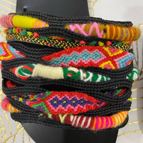 ⬇️PRICE ⬇️ 
Elina linardaki - multicolored black sole- Sandals -37 ( 6 1/2 - 7 ) - Picture 4 of 6